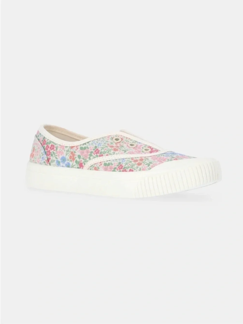 wonder nation Floral Slip-On Sneakers in Pink, Blue, Green